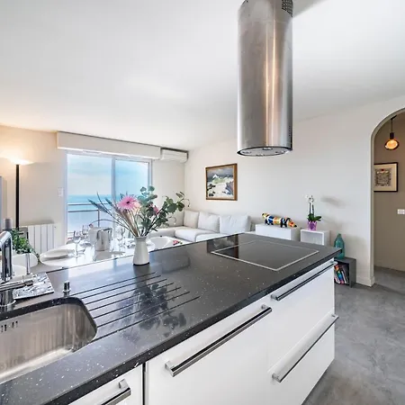 Appartement Baie Roquebrune, Balcon Vue Mer, Parking Gratuit - Ao Extérieur photo